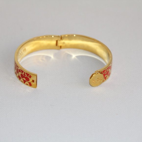 Coach Legacy Signature C Hinged Bangle - Picture 2 of 13